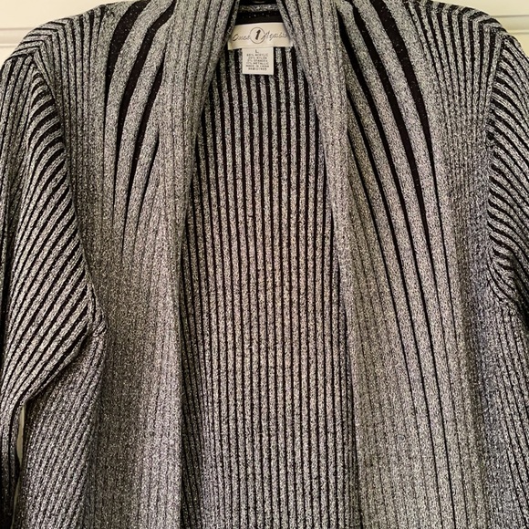 Once 1 Again Metallic Sweater Jacket - Picture 5 of 11